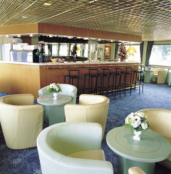 Sala lounge M/nave per la crociera fluviale
